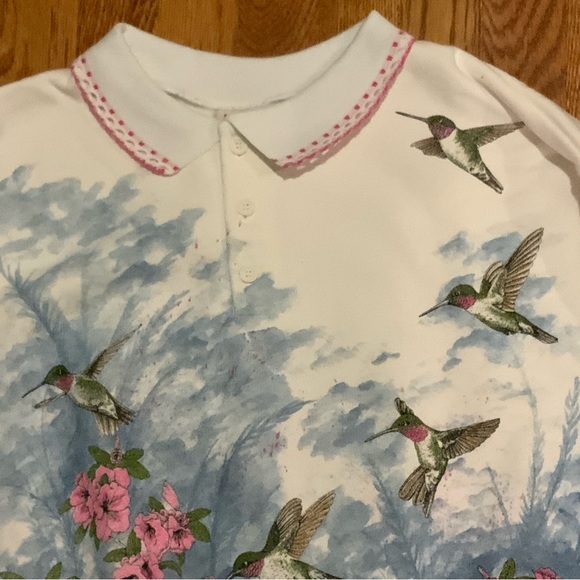 Sweatshirt Birds Floral Art Unlimited Sportswear XXL - Picture 3 of 4